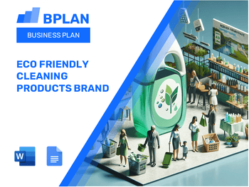 Eco Friendly Cleaning Products Brand Business Plan
