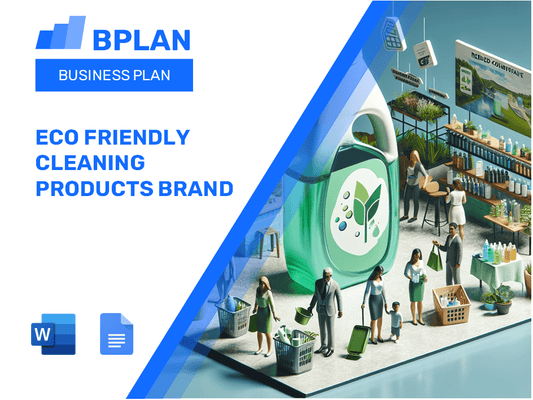 Eco Friendly Cleaning Products Brand Business Plan