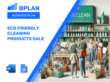 Eco Friendly Cleaning Products Sale Business Plan