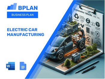 Electric Car Manufacturing Business Plan