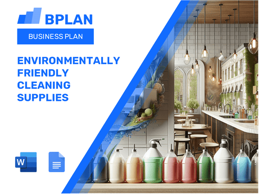 Environmentally Friendly Cleaning Supplies Business Plan