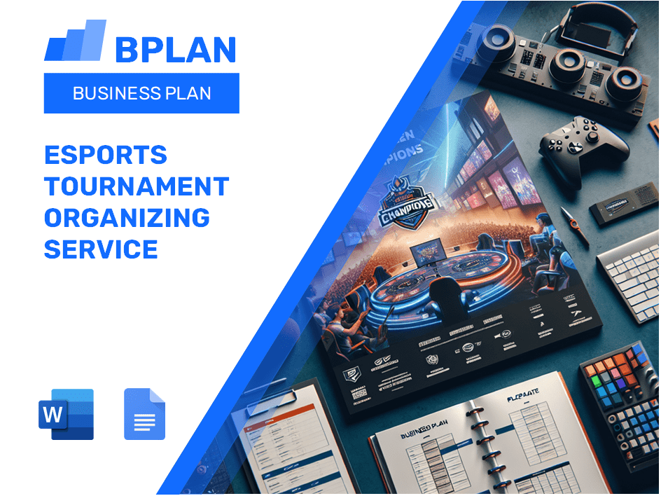 Esports Tournament Organizing Service Business Plan