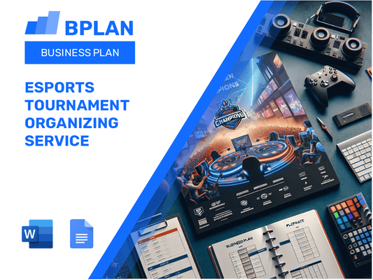 Esports Tournament Organizing Service Business Plan