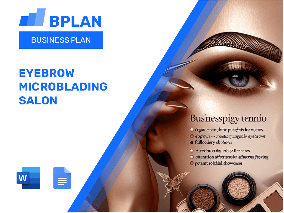 Microblading Business Plan Template