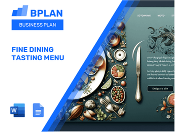 Fine Dining Tasting Menu Business Plan