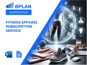 Fitness Apparel Subscription Service Business Plan