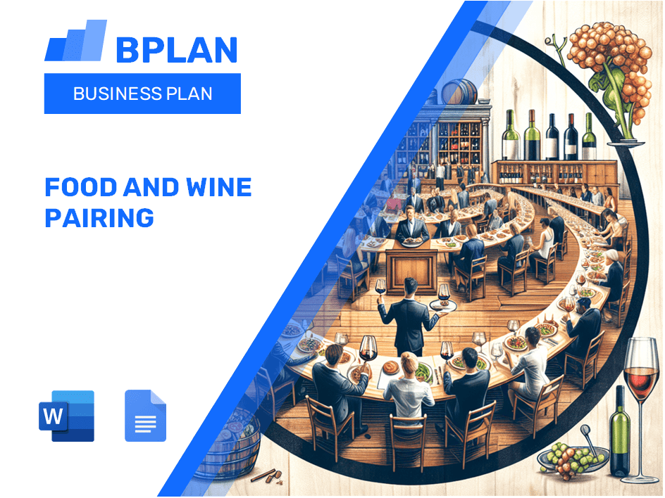 Food And Wine Pairing Business Plan