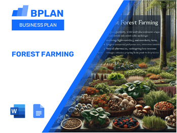 Forest Farming Business Plan