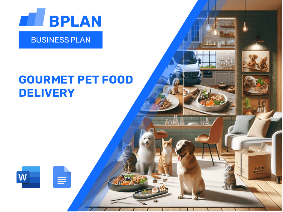 Gourmet Pet Food Delivery Business Plan