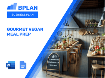 Gourmet Vegan Meal Prep Business Plan