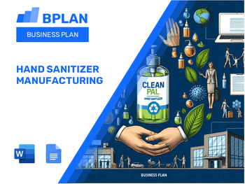 Hand Sanitizer Manufacturing Business Plan