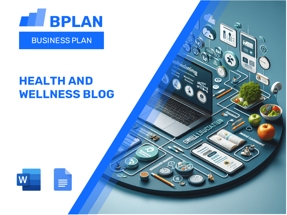 Health and Wellness Blog Business Plan
