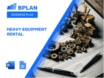 Heavy Equipment Rental Business Plan