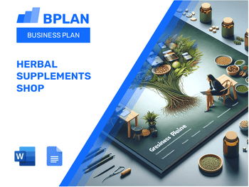Herbal Supplements Shop Business Plan