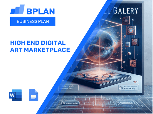 High End Digital Art Marketplace Business Plan