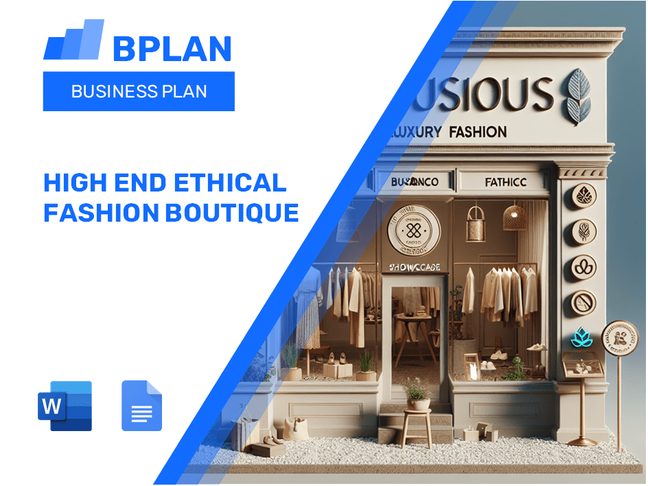 High End Ethical Fashion Boutique Business Plan