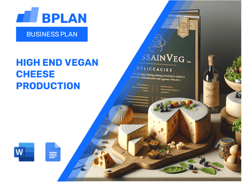High End Vegan Cheese Production Business Plan