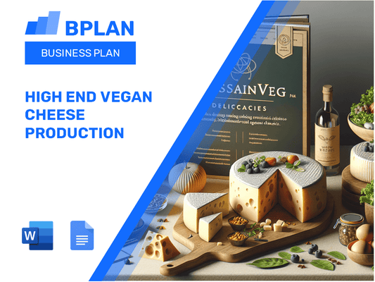 High End Vegan Cheese Production Business Plan