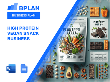 High Protein Vegan Snack Business Plan