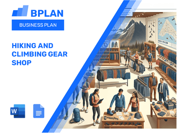 Hiking And Climbing Gear Shop Business Plan