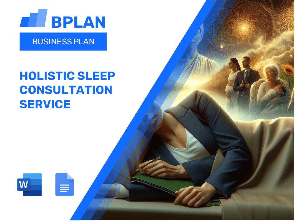 Holistic Sleep Consultation Service Business Plan