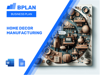 Home Decor Manufacturing Business Plan