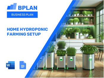 Home Hydroponic Farming Setup Business Plan