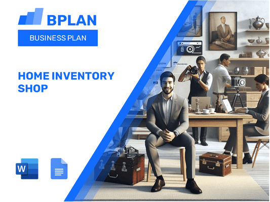 Home Inventory Shop Business Plan