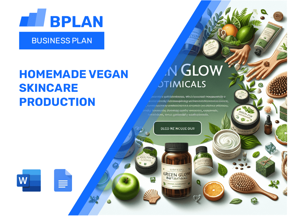 Homemade Vegan Skincare Production Business Plan
