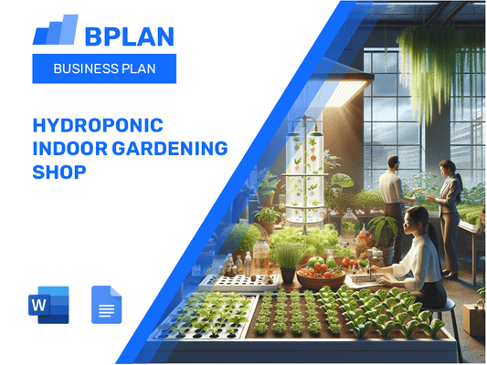 Hydroponic Indoor Gardening Shop Business Plan