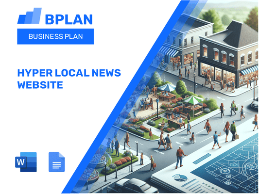 Hyper Local News Website Business Plan