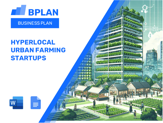 Hyperlocal Urban Farming Startups Business Plan