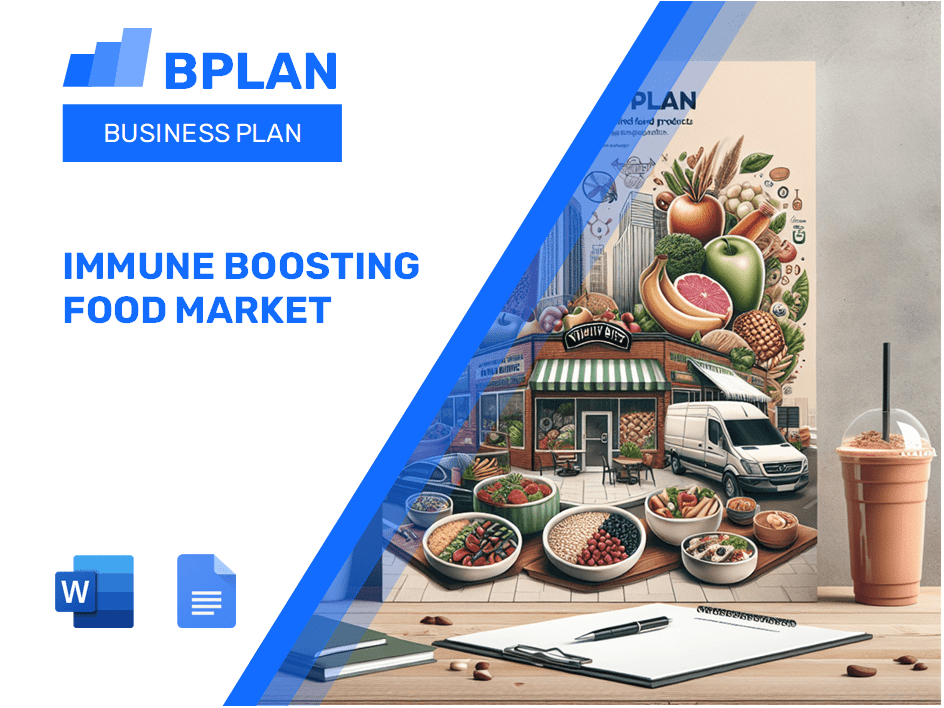 Immune Boosting Food Market Business Plan