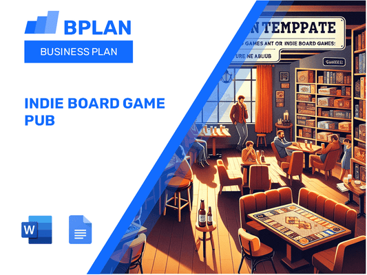 Indie Board Game Pub Business Plan