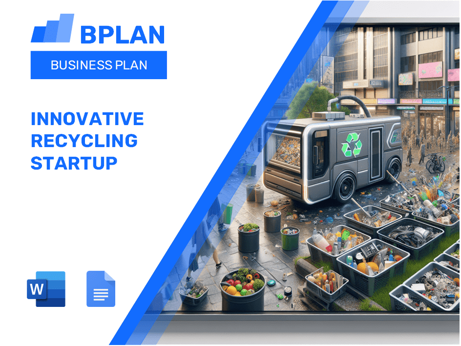 Innovative Recycling Startup Business Plan