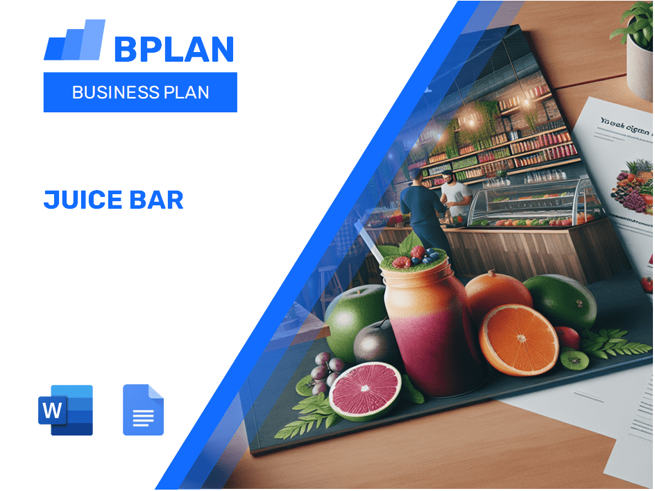 Juice Bar Business Plan