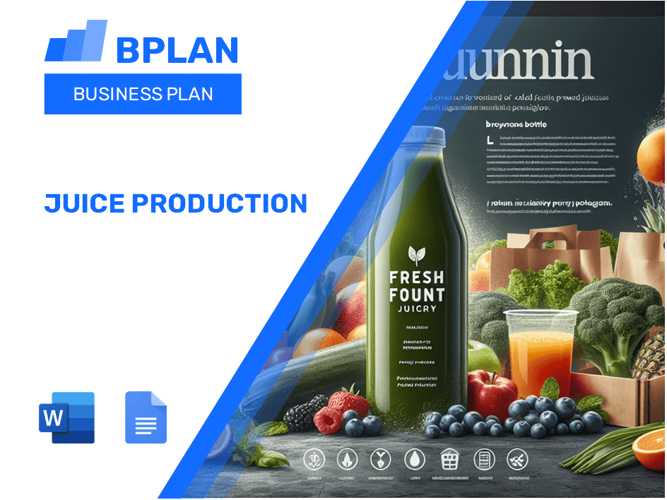 Juice Production Business Plan