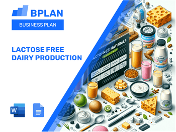 Lactose Free Dairy Production Business Plan
