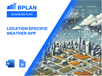 Location Specific Weather App Business Plan