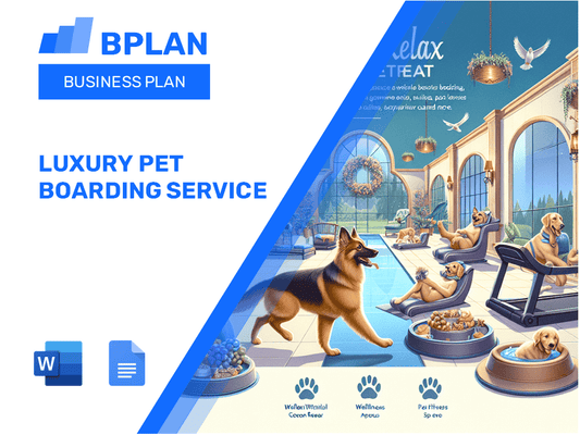 Luxury Pet Boarding Service Business Plan