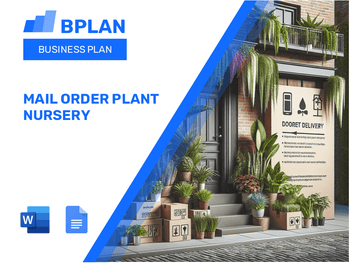 Mail Order Plant Nursery Business Plan