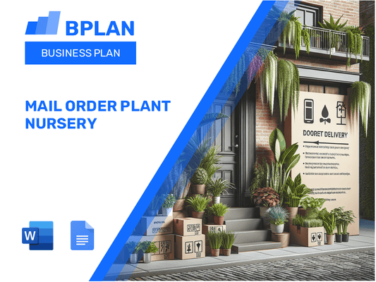 Mail Order Plant Nursery Business Plan
