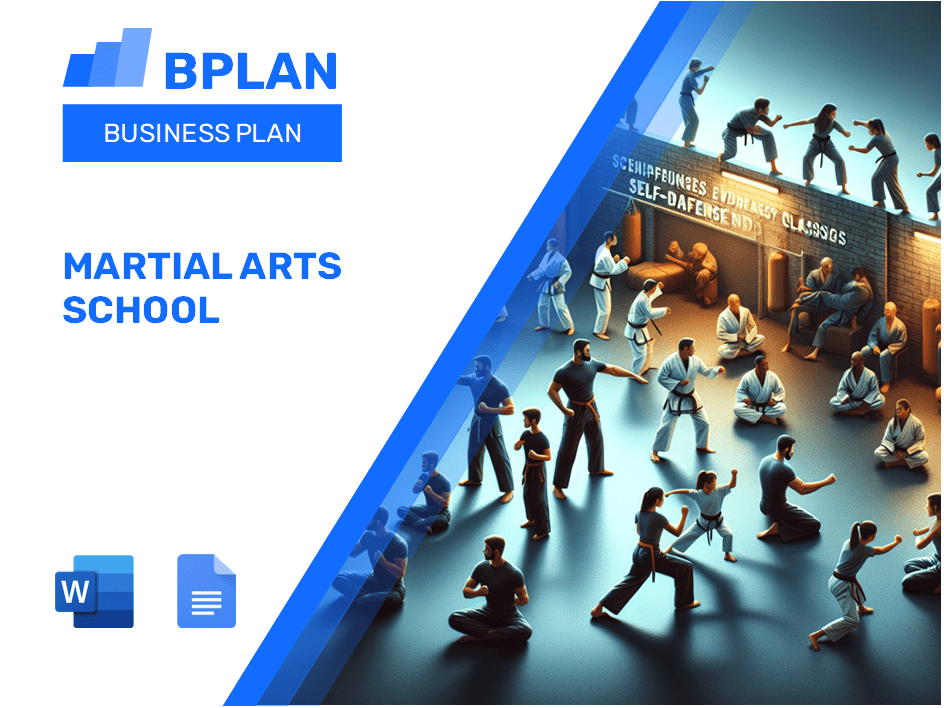Martial Arts School Business Plan