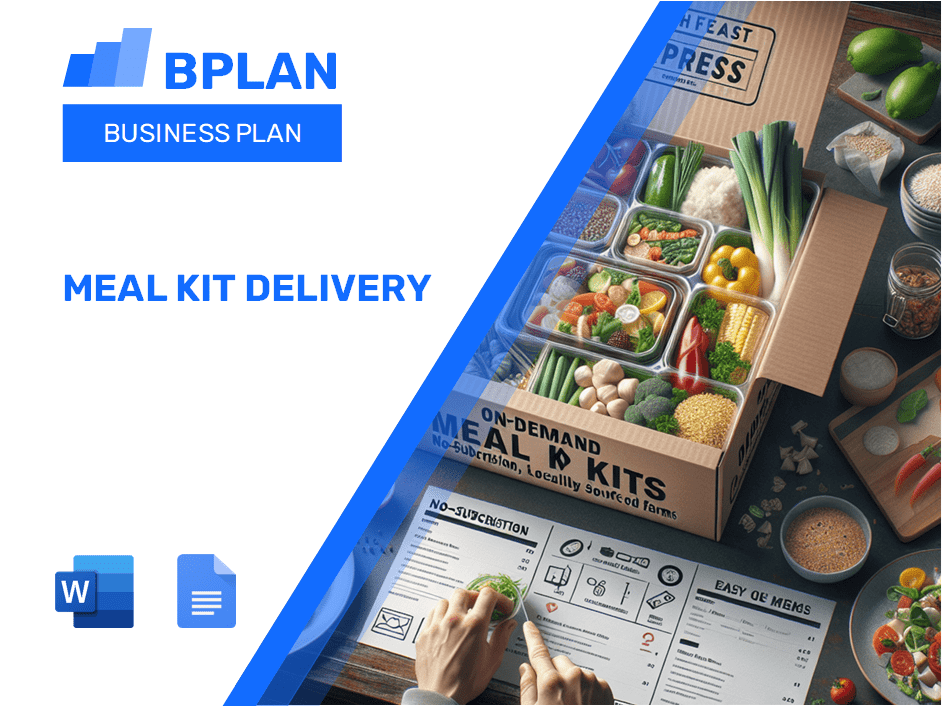 Meal Kit Delivery Business Plan