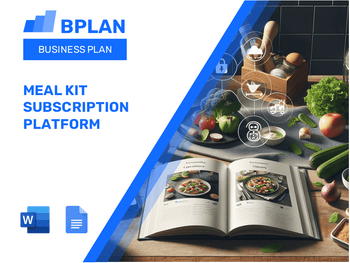 Meal Kit Subscription Platform Business Plan