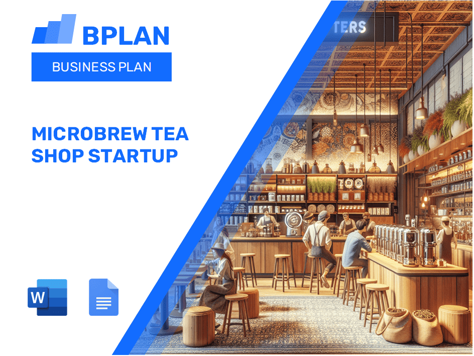 Microbrew Tea Shop Startup Business Plan