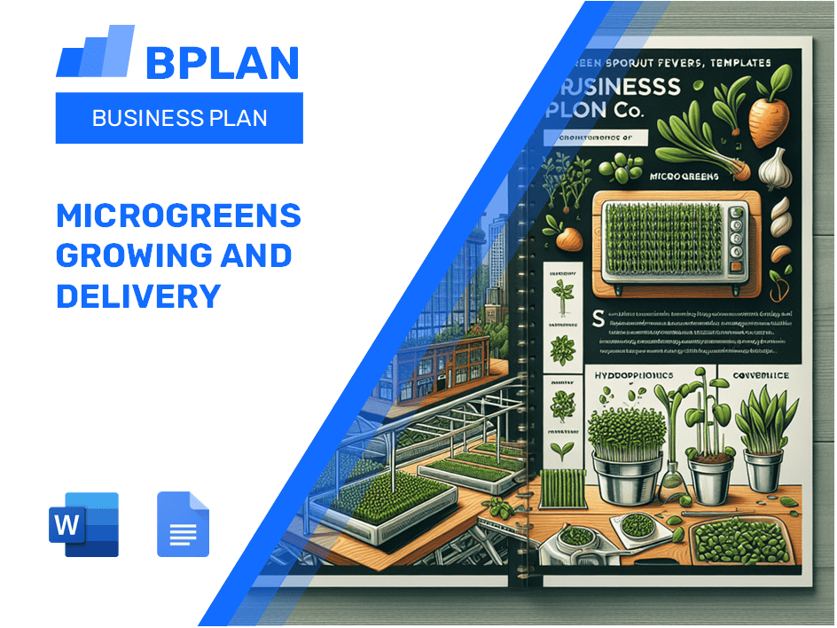 Microgreens Growing And Delivery Business Plan