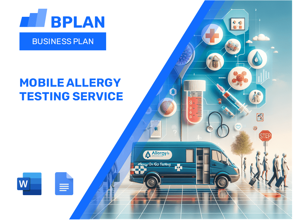 Mobile Allergy Testing Service Business Plan