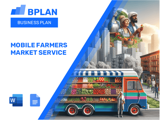 Mobile Farmers Market Service Business Plan