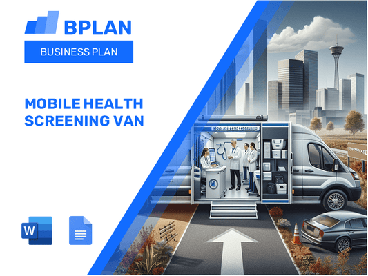Mobile Health Screening Van Business Plan